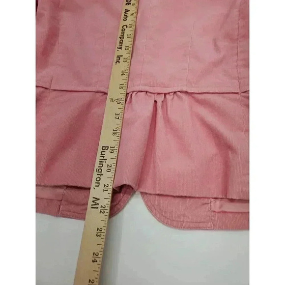 Talbots Fitted Pink Corduroy Blazer Women's Size 2 - Picture 9 of 9